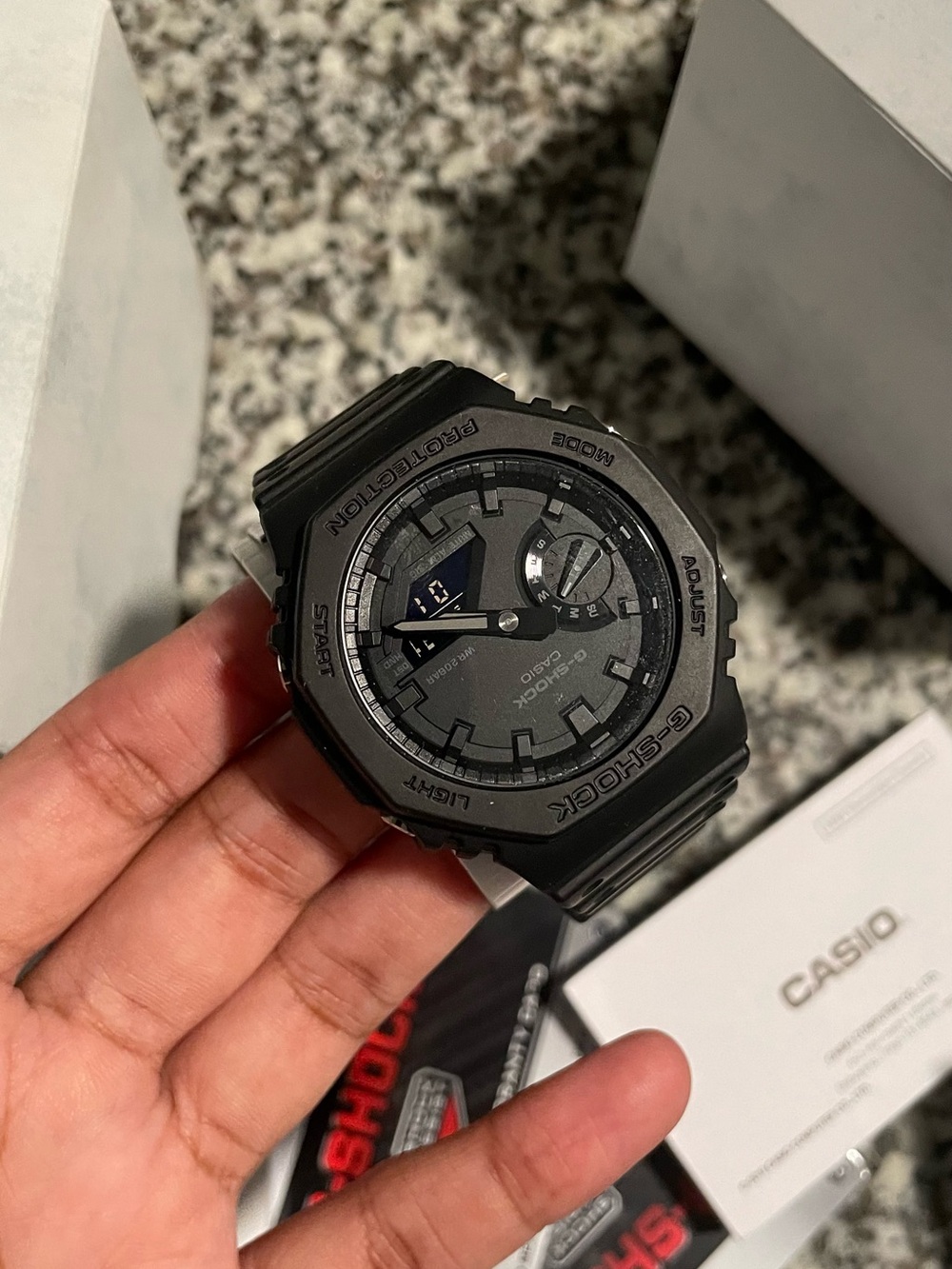 Casio G-Shock Black Sport Resin Watch